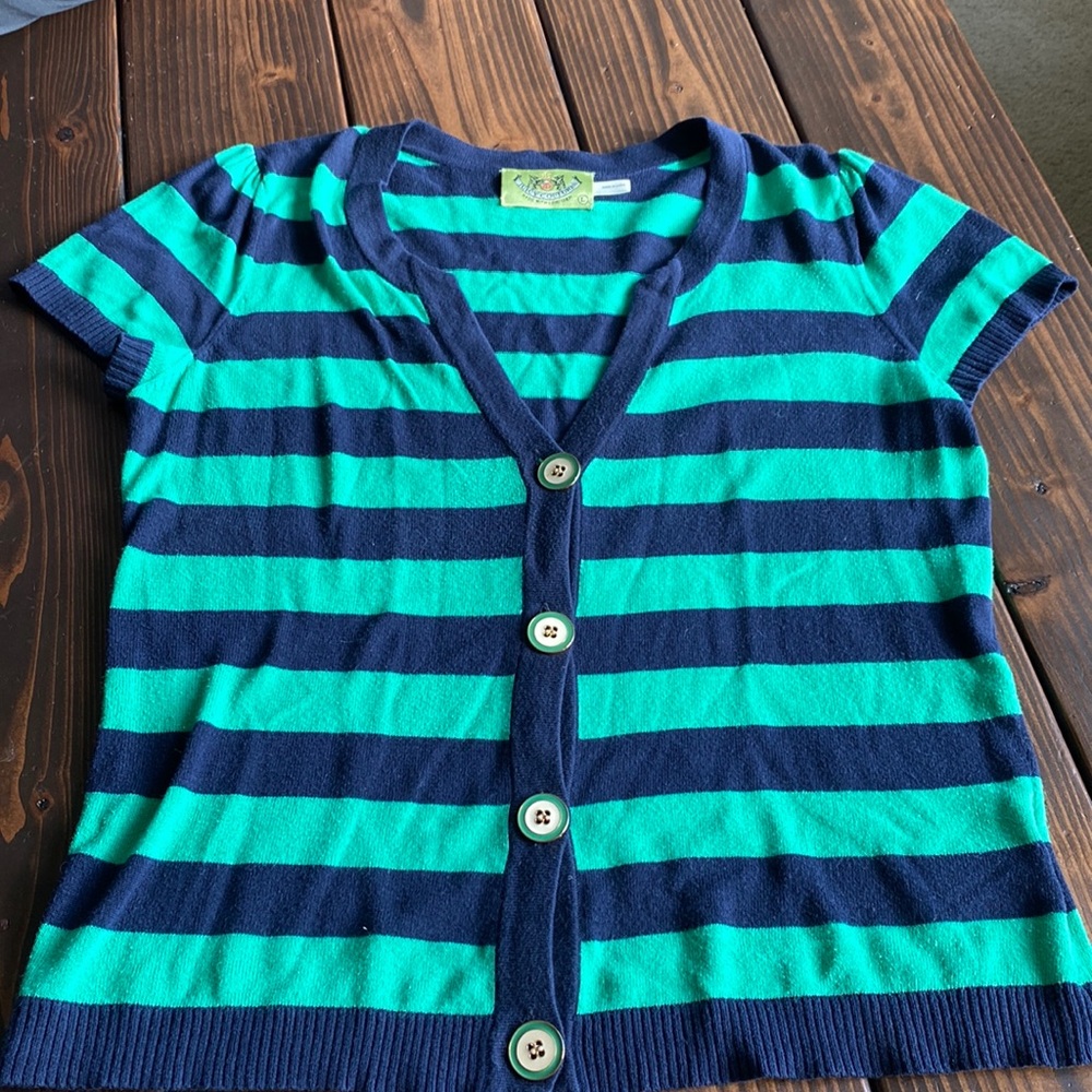 Juicy couture short sleeve cardigan